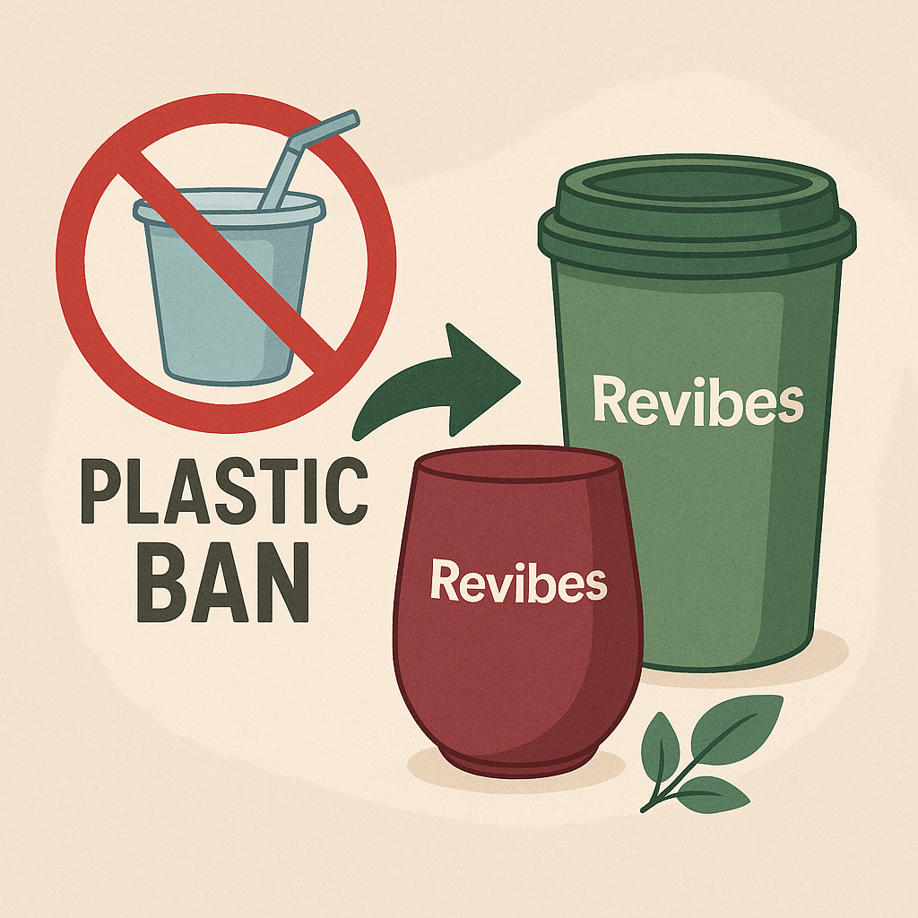 Australia’s next wave of plastic bans — and how Revibes will help venues make the switch - Revibes