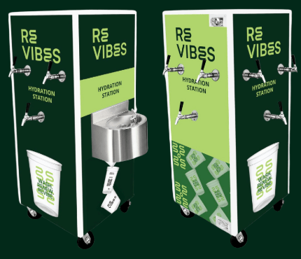 Revibes Partners with Wallop Water: A Milestone for Reuse at Events - Revibes